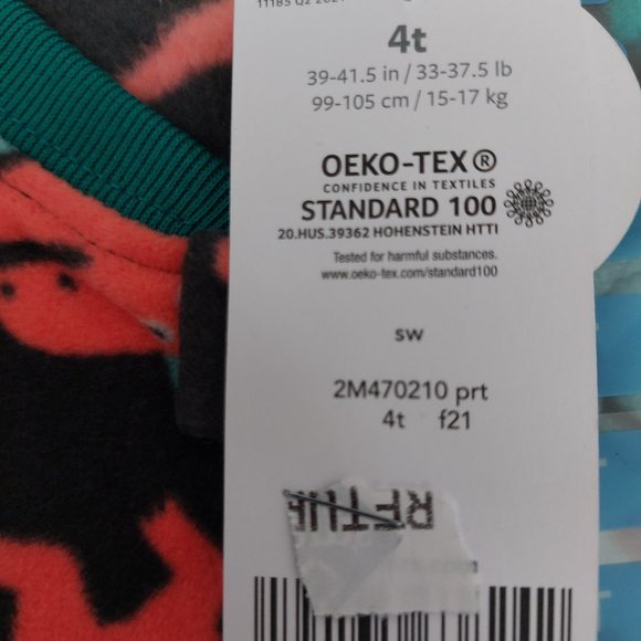 $3/20 New Carter Dino Footie Pajamas-Boys - Picture 5 of 7